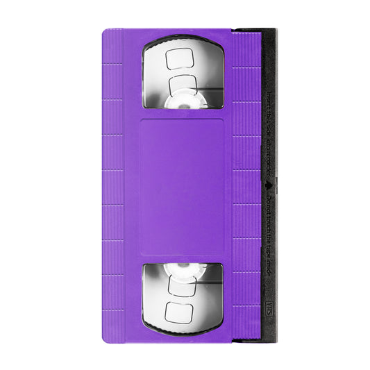 Purple/Black VHS Shell